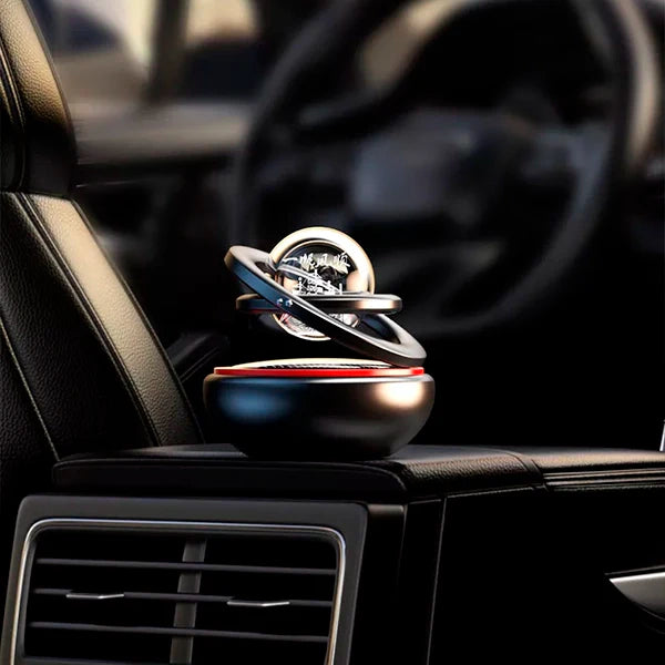 Désodorisant de Voiture Écologique | Parfum Durable et Énergie Solaire
