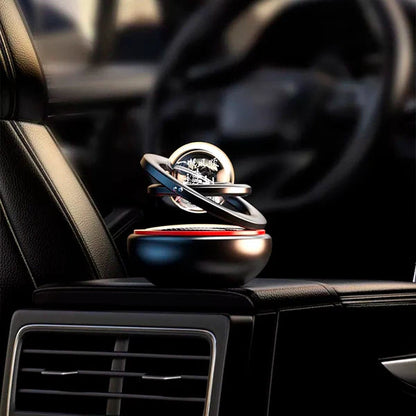 Désodorisant de Voiture Écologique | Parfum Durable et Énergie Solaire