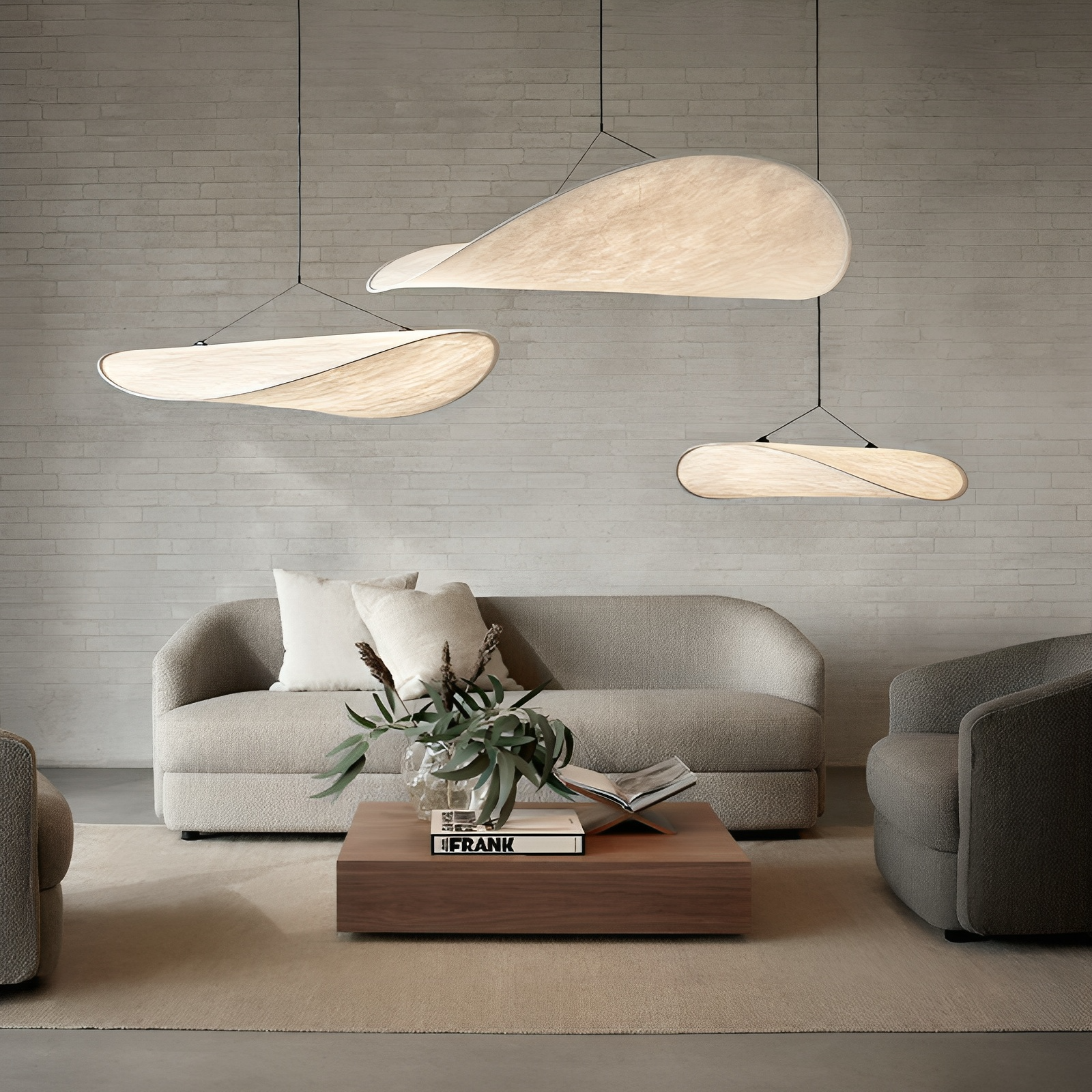 Lampe Suspendue Japandi Minimaliste | Élégance et Ambiance Chaleureuse