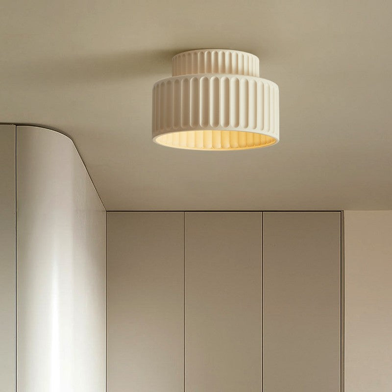 Lampe de Plafond en Céramique | Élégance Minimaliste et Atmosphère Chaleureuse