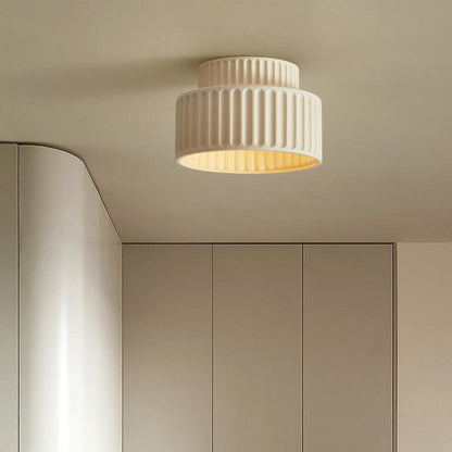 Lampe de Plafond en Céramique | Élégance Minimaliste et Atmosphère Chaleureuse