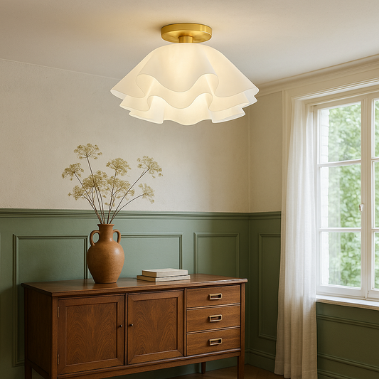 Lampe de Plafond Élégante | Design Sophistiqué et Ambiance Chaleureuse