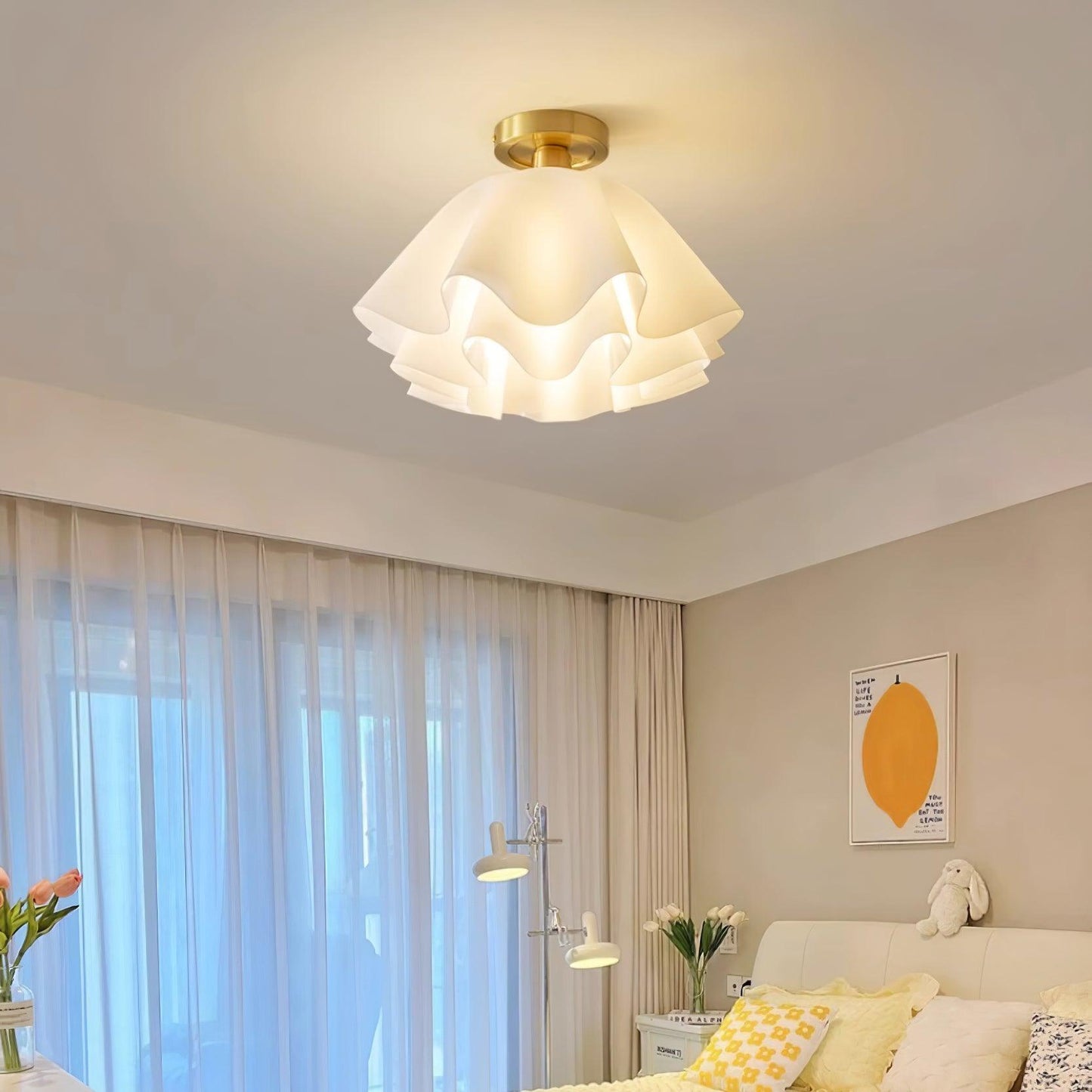 Lampe de Plafond Élégante | Design Sophistiqué et Ambiance Chaleureuse