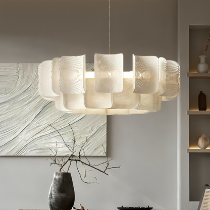Lustre Wabi-Sabi en Bambou | Design Contemporain et Atmosphère Chaleureuse