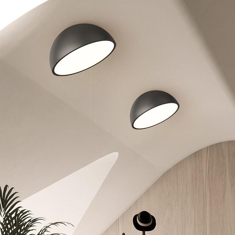 Lampe de Plafond Hémisphérique Moderne | Éclairage Élégant pour Intérieurs Contemporains