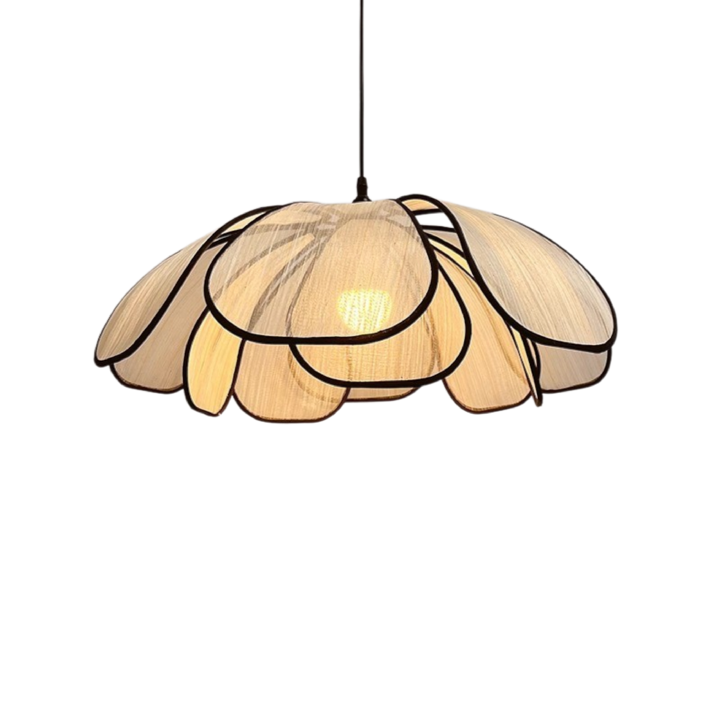 Lampe Suspendue en Bois | Design Élégant et Chaleureux