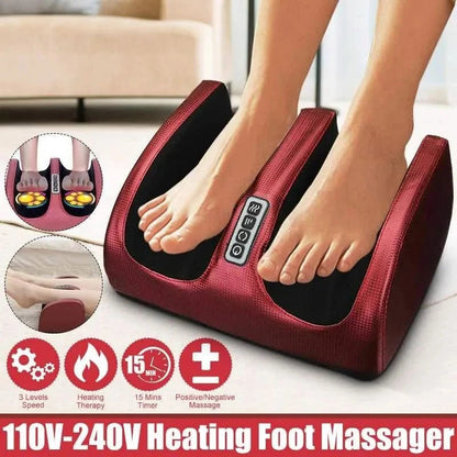 Massager de Pieds Shiatsu Chauffant | Relaxation Profonde et Confort Optimal