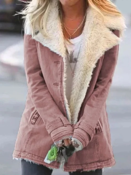 Manteau d'hiver pour Femmes | Chaud et Stylé avec Col Rabattu