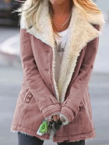 Manteau d'hiver pour Femmes | Chaud et Stylé avec Col Rabattu