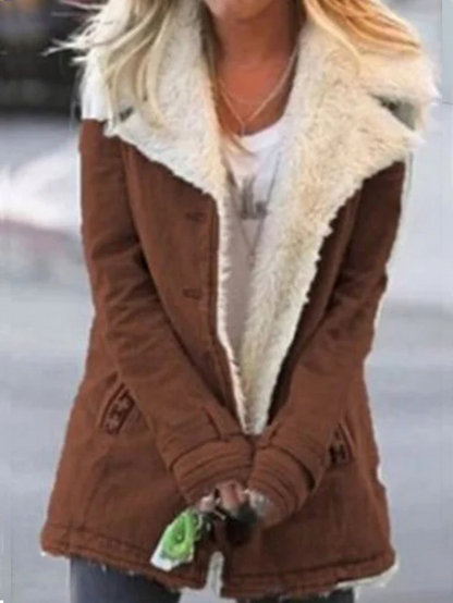 Manteau d'hiver pour Femmes | Chaud et Stylé avec Col Rabattu