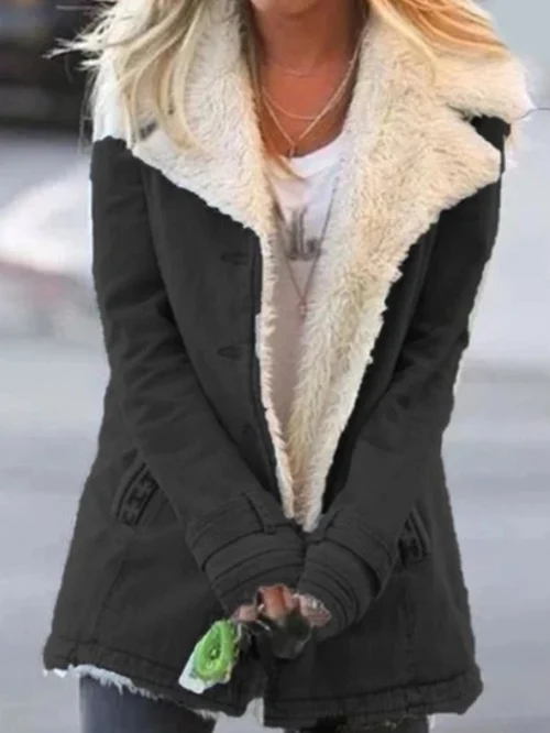 Manteau d'hiver pour Femmes | Chaud et Stylé avec Col Rabattu