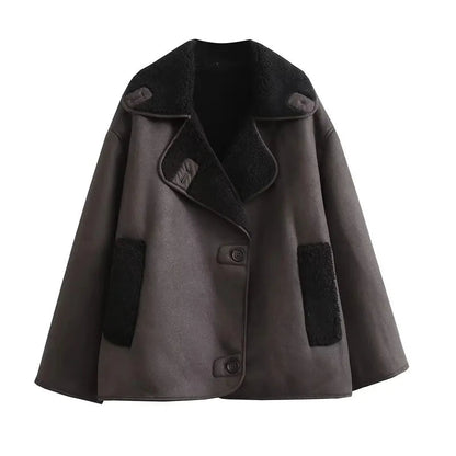 Veste d'Hiver Chic pour Femmes | Chaude et Élégante avec Intérieur en Peluche