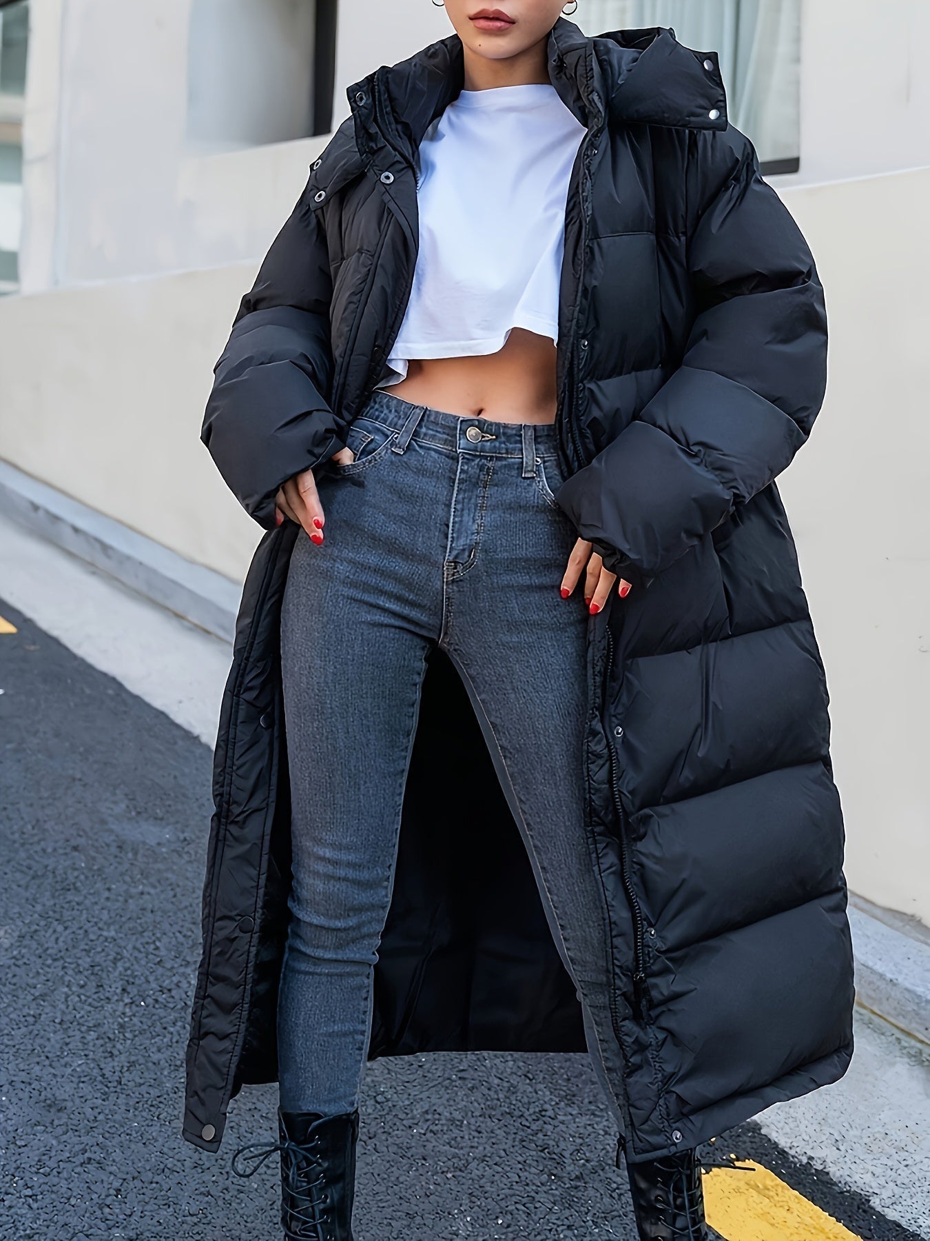 Doudoune Longue Femme Chaude | Élégante et Confortable pour Hiver