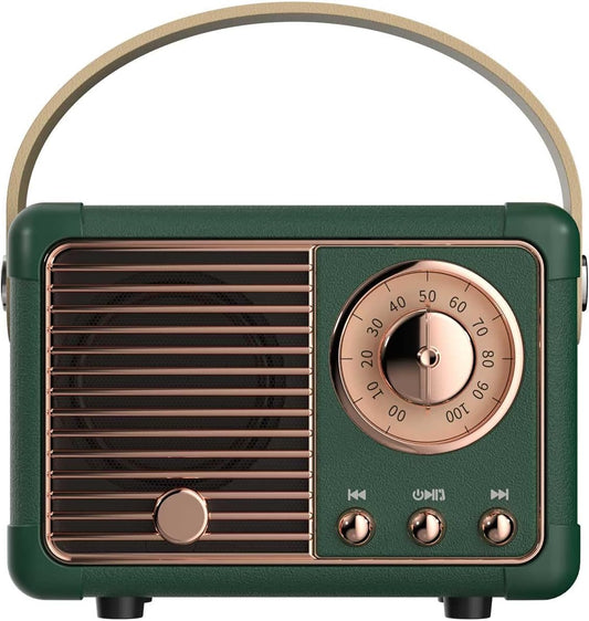 Haut-parleur Bluetooth Vintage | Son Hi-Fi et Design Élégant