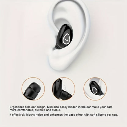 Écouteur Bluetooth Compact pour Appels Clairs | Confort Optimal et Design Discret