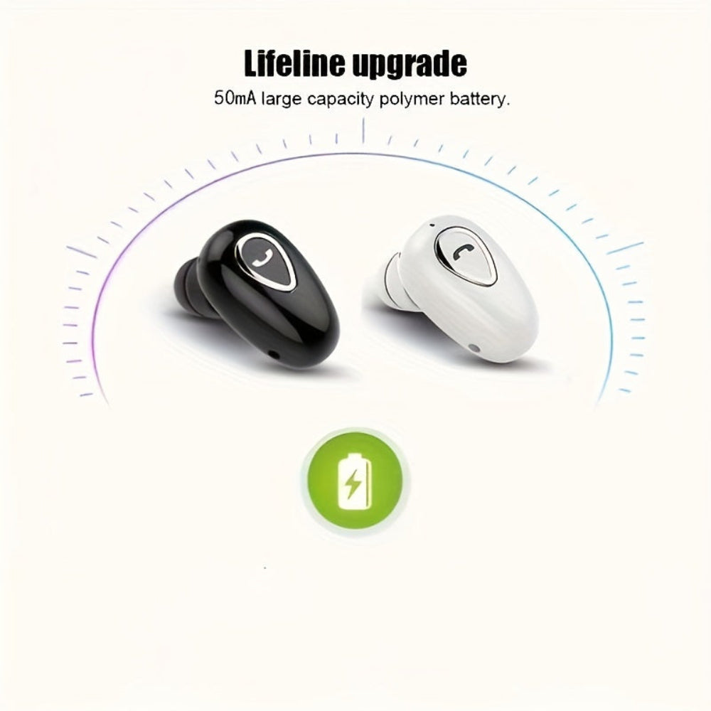 Écouteur Bluetooth Compact pour Appels Clairs | Confort Optimal et Design Discret