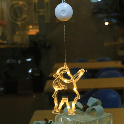 Lampe LED Flocon de Neige | Décoration Scintillante pour Noël