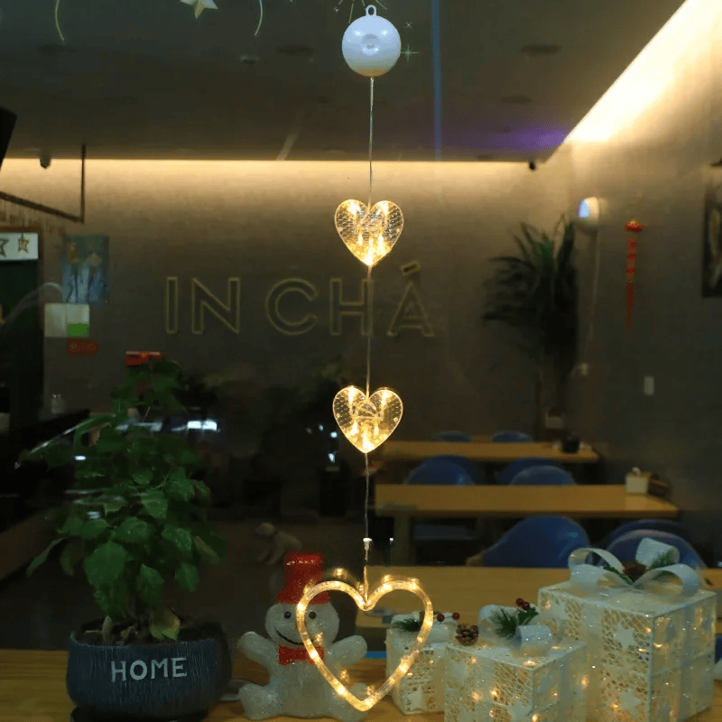 Lampe LED Flocon de Neige | Décoration Scintillante pour Noël