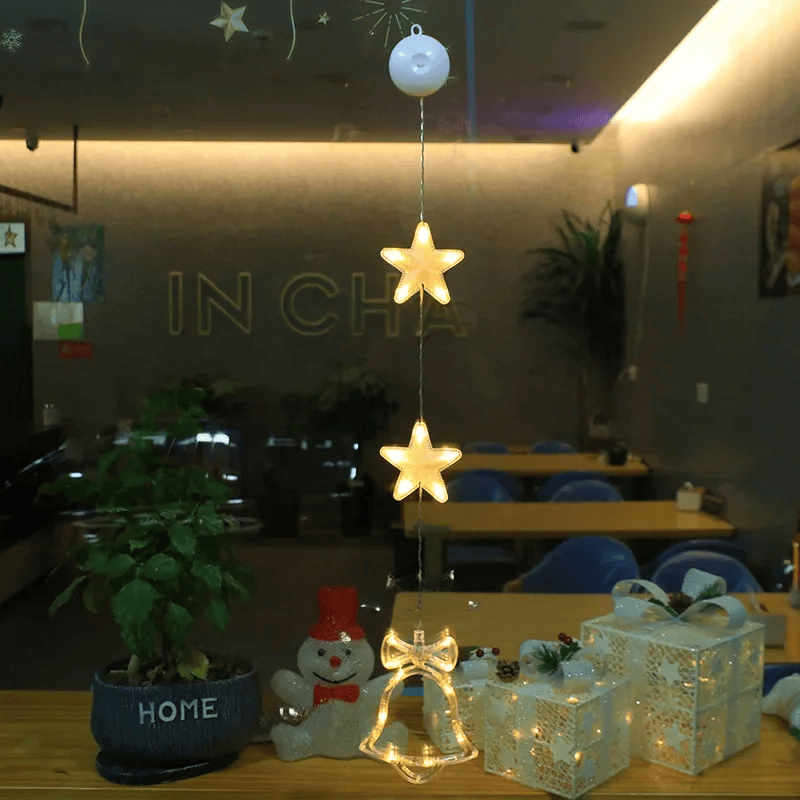 Lampe LED Flocon de Neige | Décoration Scintillante pour Noël