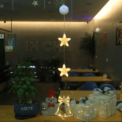 Lampe LED Flocon de Neige | Décoration Scintillante pour Noël