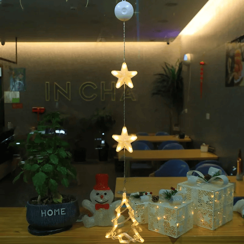 Lampe LED Flocon de Neige | Décoration Scintillante pour Noël