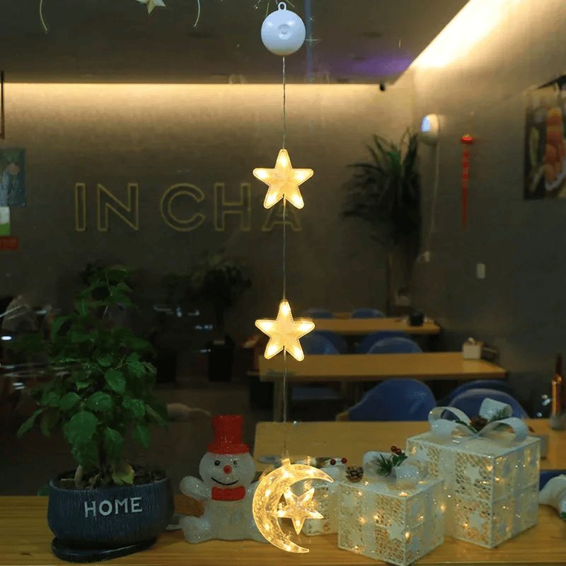 Lampe LED Flocon de Neige | Décoration Scintillante pour Noël