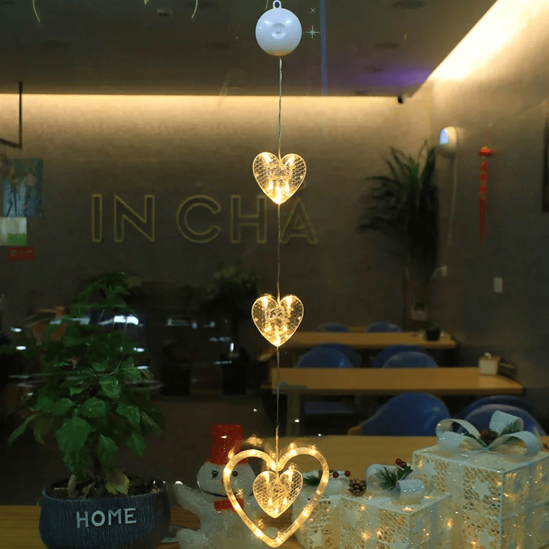 Lampe LED Flocon de Neige | Décoration Scintillante pour Noël