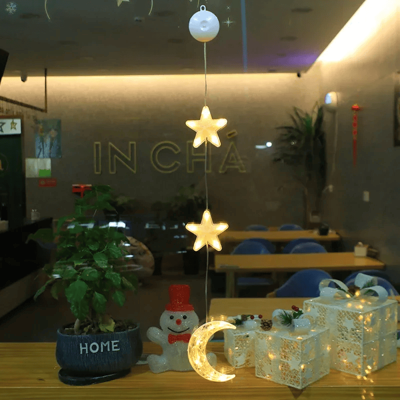 Lampe LED Flocon de Neige | Décoration Scintillante pour Noël