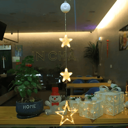 Lampe LED Flocon de Neige | Décoration Scintillante pour Noël