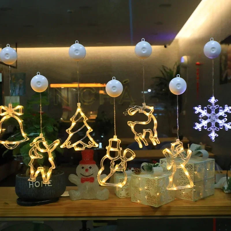 Lampe LED Flocon de Neige | Décoration Scintillante pour Noël