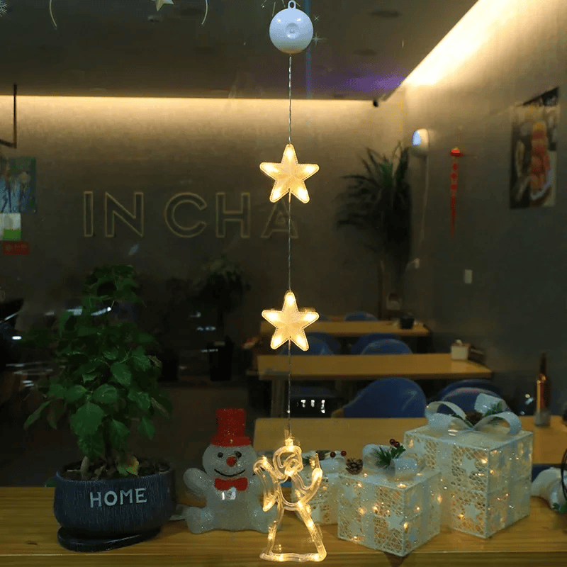 Lampe LED Flocon de Neige | Décoration Scintillante pour Noël