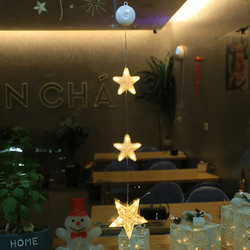 Lampe LED Flocon de Neige | Décoration Scintillante pour Noël