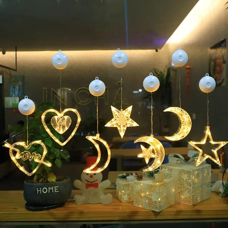 Lampe LED Flocon de Neige | Décoration Scintillante pour Noël