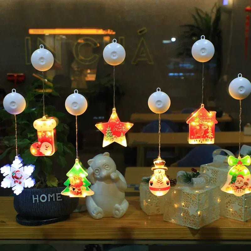 Lampe LED Flocon de Neige | Décoration Scintillante pour Noël