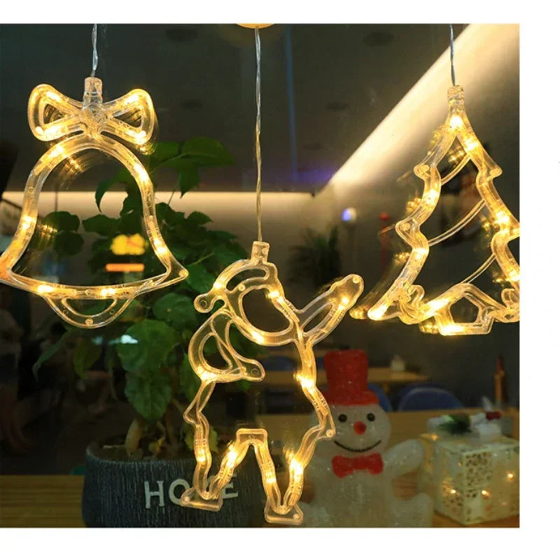 Lampe LED Flocon de Neige | Décoration Scintillante pour Noël