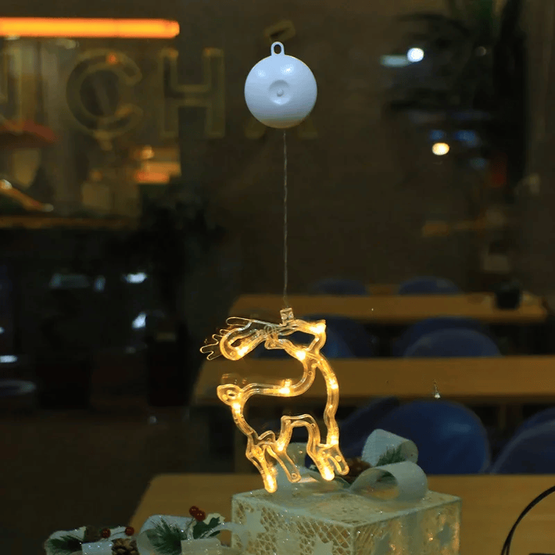 Lampe LED Flocon de Neige | Décoration Scintillante pour Noël