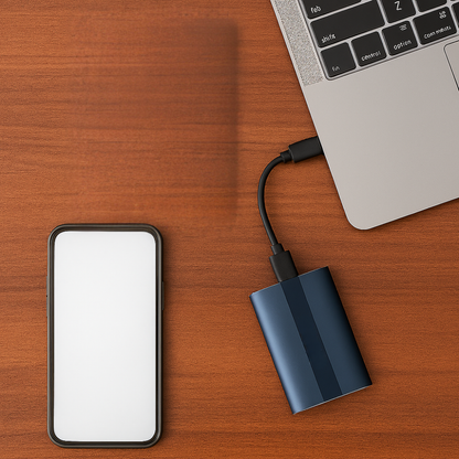 Disque Dur Externe SSD USB-C | Transferts Rapides et Design Compact