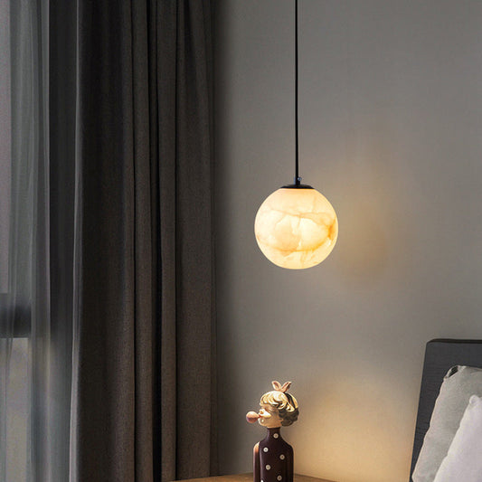 Lampe Suspendue en Marbre | Élégance Contemporaine et Chaleureuse