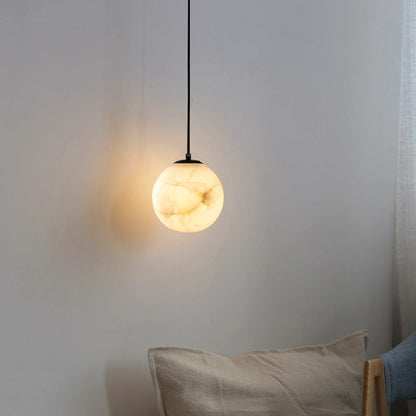 Lampe Suspendue en Marbre | Élégance Contemporaine et Chaleureuse