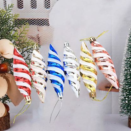 Ornements de Noël en Spirale | Décorations Élégantes et Durables