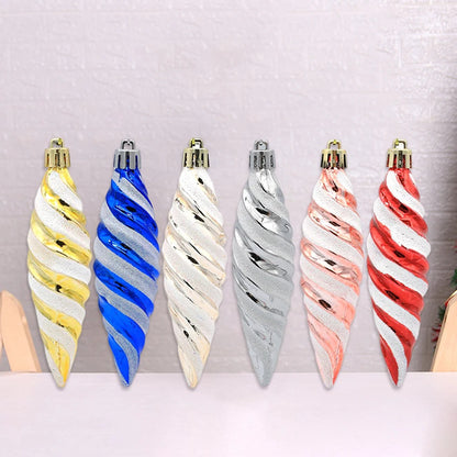 Ornements de Noël en Spirale | Décorations Élégantes et Durables