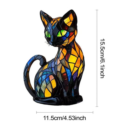 Lampe de Table en Verre Coloré | Ambiance Chaleureuse et Design Artistique