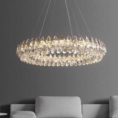 Lustre en Cristal Contemporain | Éclat et Raffinement pour Intérieur
