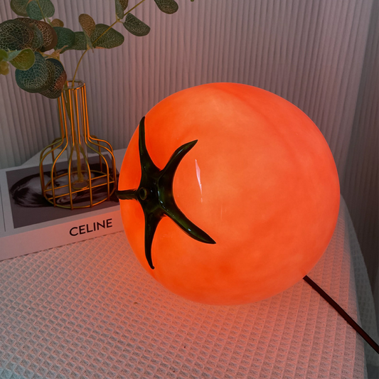 Lampe de Table Tomate Originale | Éclairage Ludique et Contemporain