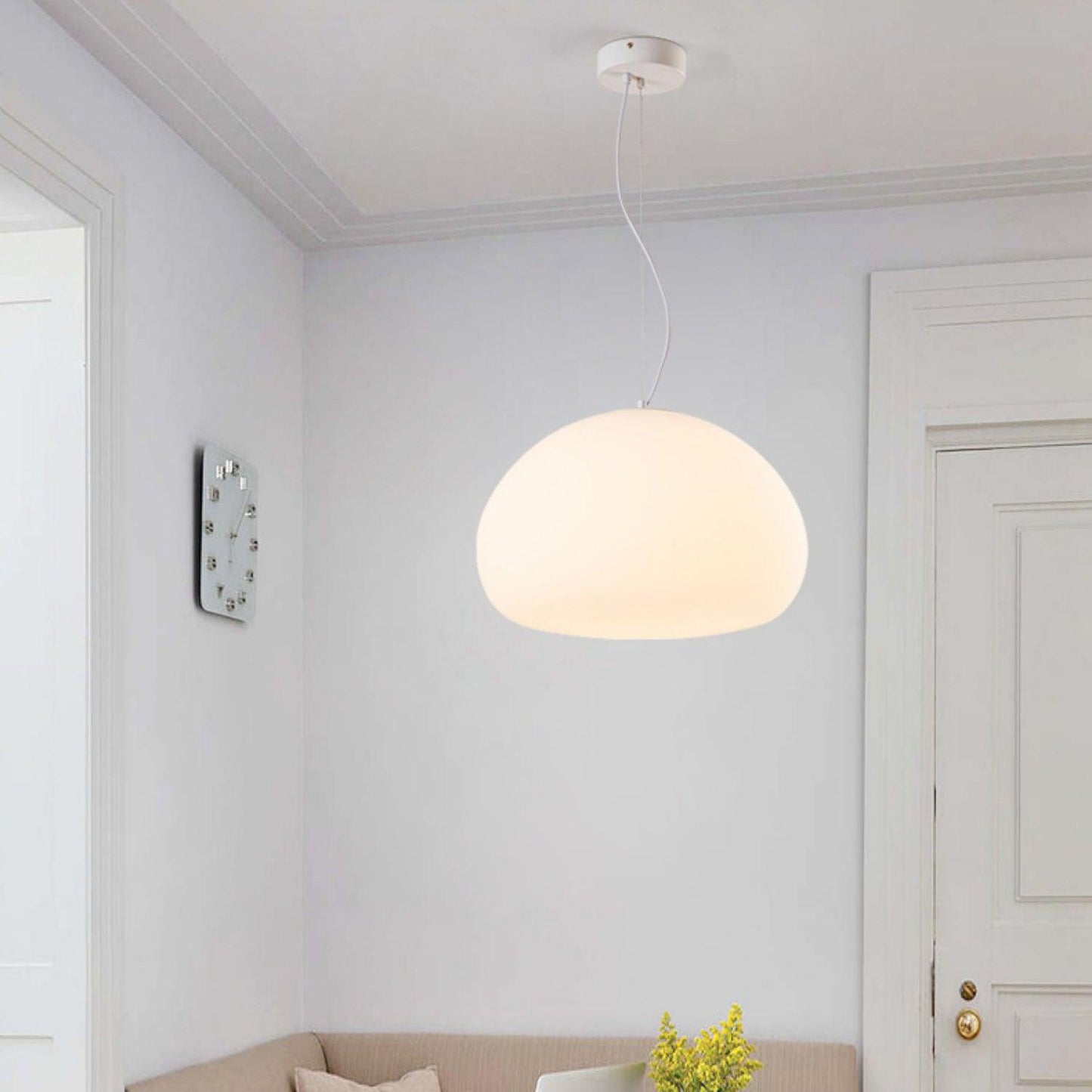 Suspension Luminaire en Verre | Ambiance Chaleureuse et Élégante