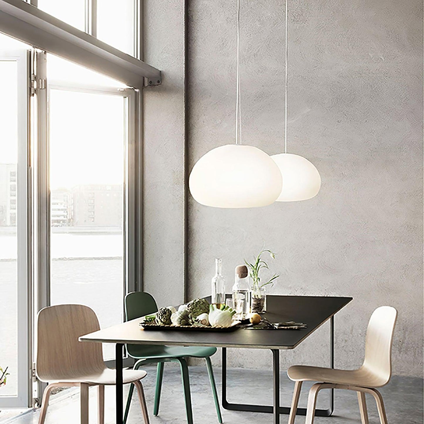 Suspension Luminaire en Verre | Ambiance Chaleureuse et Élégante
