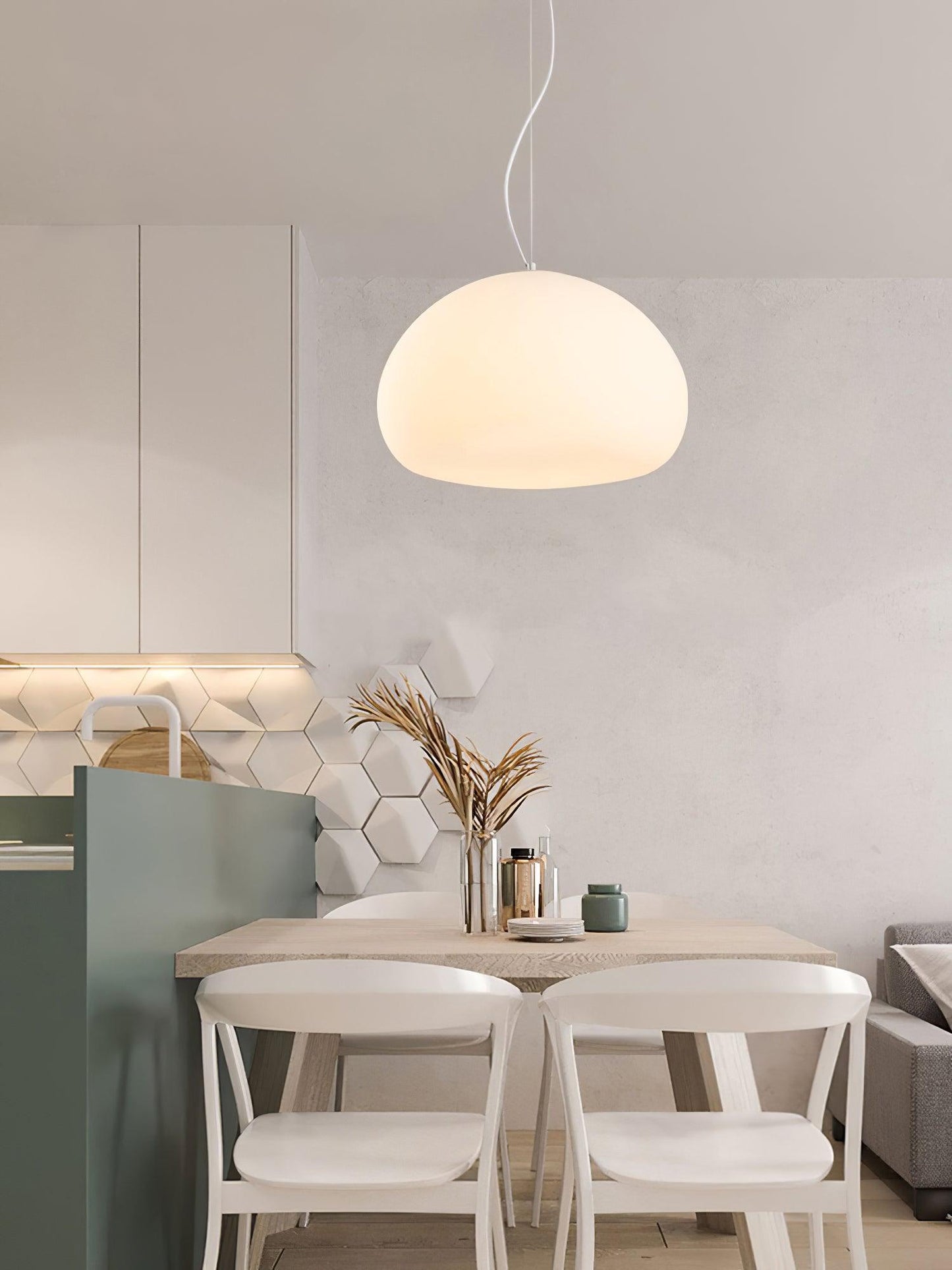 Suspension Luminaire en Verre | Ambiance Chaleureuse et Élégante