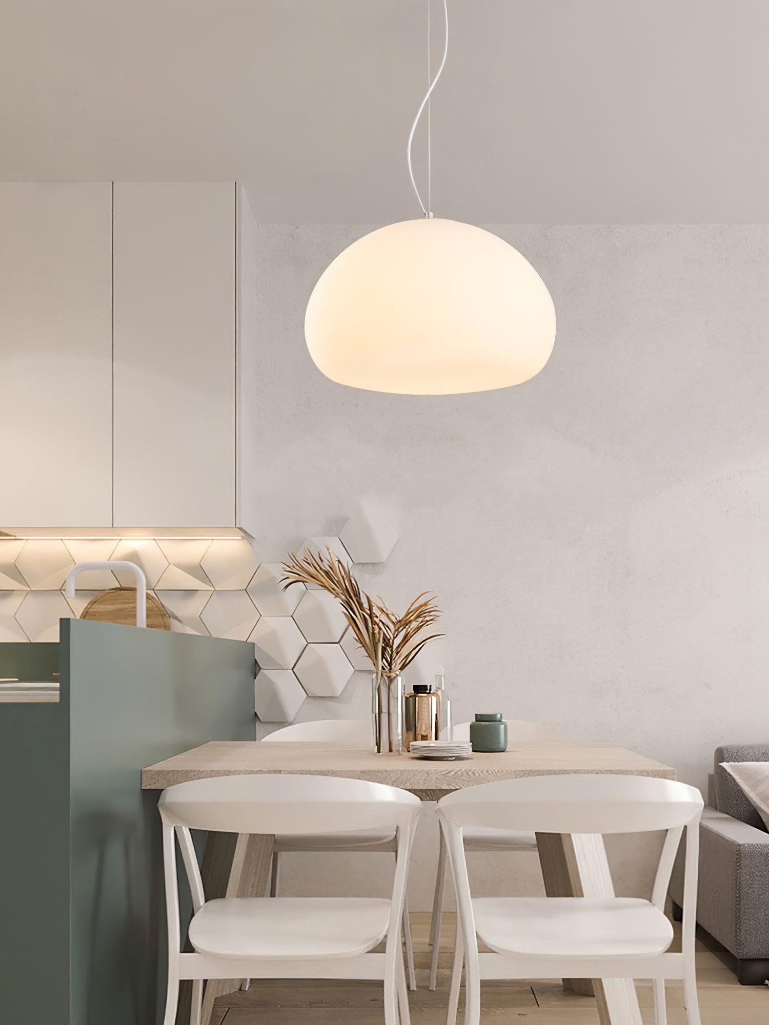 Suspension Luminaire en Verre | Ambiance Chaleureuse et Élégante