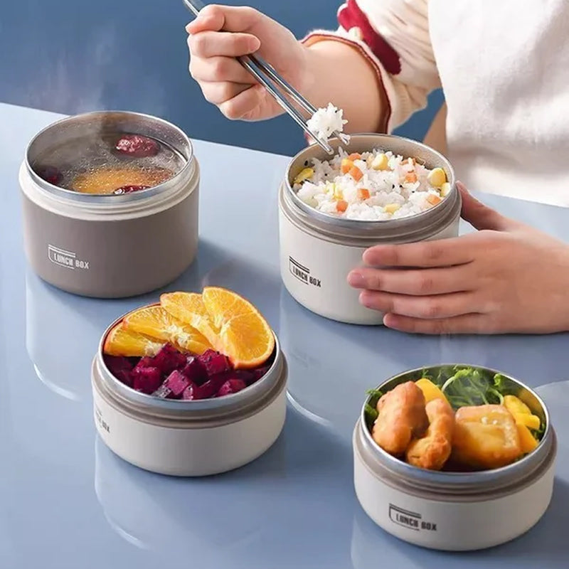 Boîte à Lunch Isolée pour Enfants | Acier Inoxydable et Compartiments Pratiques