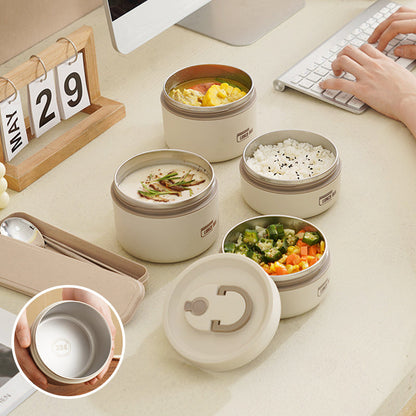 Boîte à Lunch Isolée pour Enfants | Acier Inoxydable Durable et Organisateur Pratique